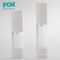 airless pump plastic luxury cosmetic serum bottles 15ml 20ml 30 ml 50ml